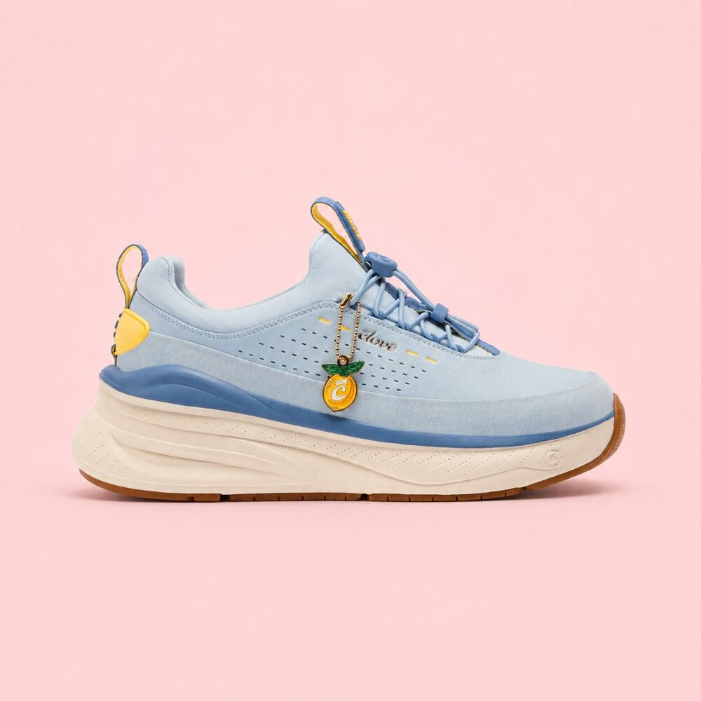 Clove Unisex Forte 2 Blue Lemon Nursing Sneakers Size W 11 M 9.5